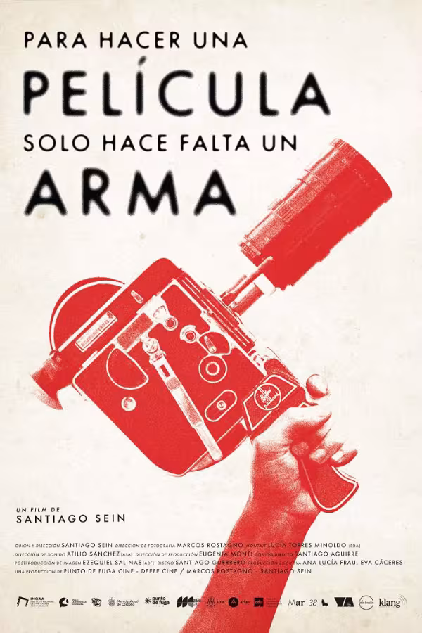 All you need to make a movie is a gun poster