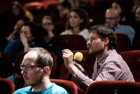 Q&A after the screening of Novaya with director Askold Kurov / Photo: Zoltán Adrián