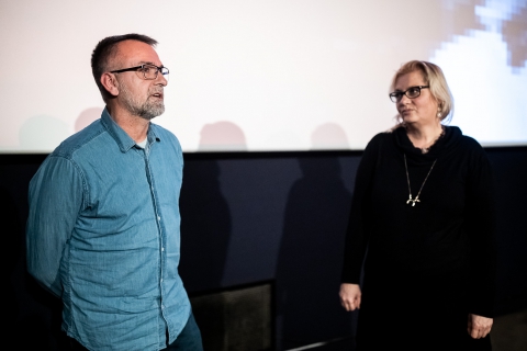 Q&A after the screening of Neighbors with director Tomislav Žaja / Photo: Zoltán Adrián